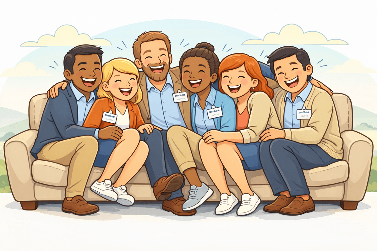 The Pillars Therapy team sitting together
